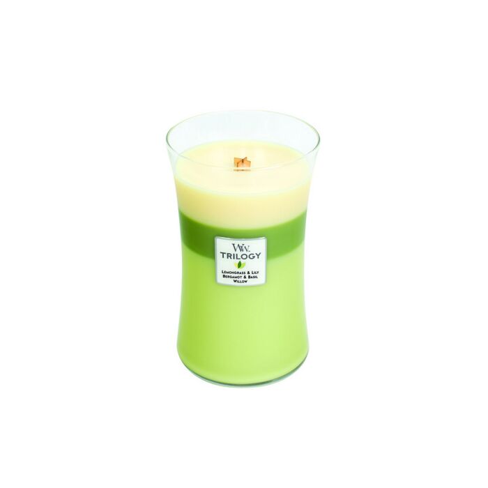 Woodwick Large Jar Trilogy - Garden Oasis